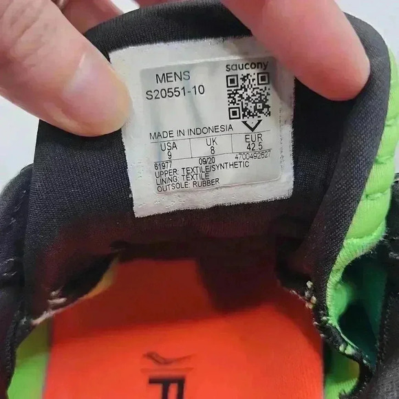 Saucony Womens Kinvara 11 S20551-10 Athletic Running Shoes Blue Green Size 9 - Picture 12 of 12